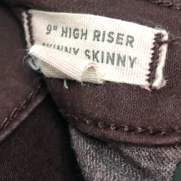 MADEWELL 9" High-Rise Red Skinny Jeans Size 26 - Picture 4 of 6